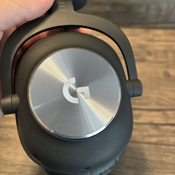 Logitech G Pro X Wired Gaming Headset Black- No Cord! Works! - Picture 6 of 8